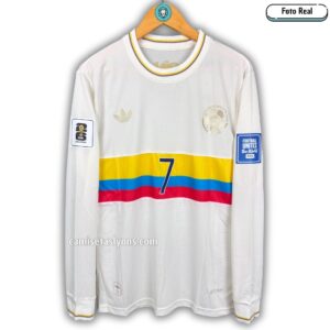 CAMSIETA COLOMBIA 100 AÑOS - VERSIÓN JUGADOR MANGA LARGA